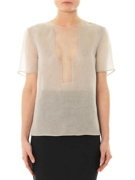 fendi sheer shirt|Fendi shirt women.